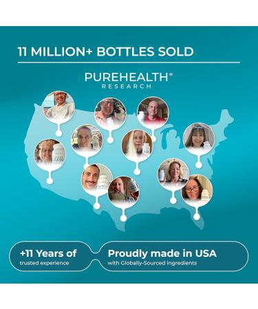 PUREHEALTH RESEARCH Complete Vision Formula - Eye Vitamins & Mineral Supplement - Lutein and Zeaxanthin Supplements for Men & Women - with Eyebright Herb Zinc Copper Bilberry & More - 60 Capsules - Buy Online on GoSupps.com