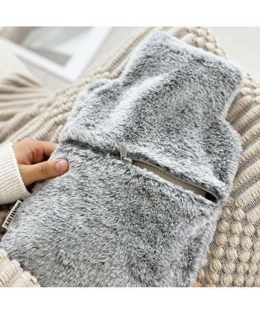 Bonilife 2L Hot Water Bottle with Cover for Period Pain Relief - BrownWhite - Buy Online on GoSupps.com