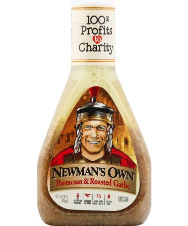 Newman's Own Parmesan & Roasted Garlic Salad Dressing, 16-oz.