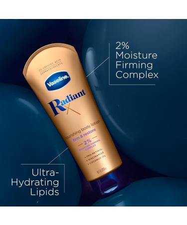 Vaseline Radiant X Firm & Restore Lotion - Pro-Retinol Niacinamide & Coconut Oil 8 oz - Nourishing Body Lotion for Glowing Skin - Buy Online on GoSupps.com