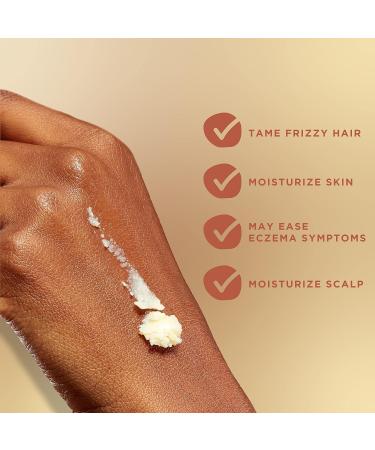 Ashanti Naturals Scented Whipped Shea Butter | African Men's Body Butter with Coconut and Almond Oil - Blackjack Souffle 8 oz - Buy Online on GoSupps.com