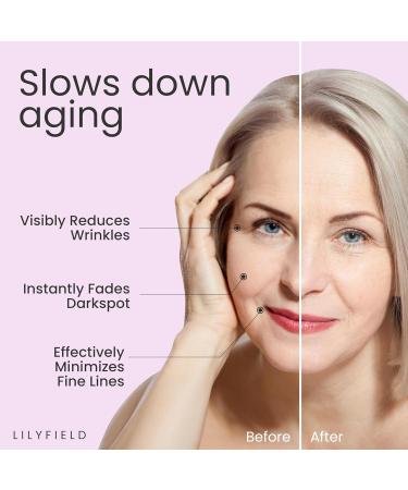 LILYFIELD Wrinkle Correcting Serum - Phyto Collagen & Vitamin C Anti-Aging Dark Spot Targeting | Korean Skincare for All Skin Types - 30ml - Buy Online on GoSupps.com