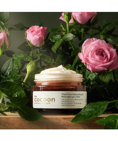 Cocoon Rose Aqua Gel Cream - Hydrating Moisturizer for All Skin Types | 3.38 fl oz - International Shipping Available - Buy Online on GoSupps.com