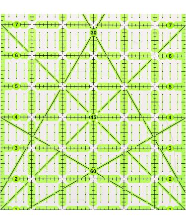 Omnigrid Non-Slip Quilter's Ruler 6x24 - Neon Green - Buy Online on GoSupps.com