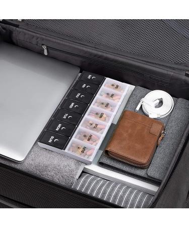 DANYING Extra Large 2 Times a Day XL Weekly Pill Organizer - AM PM Day Night Vitamin Case 7 Day - Buy Online on GoSupps.com
