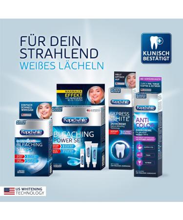 Rapid White Anti Color Toothpaste - Whiter Teeth Without Hydrogen Peroxide | 75 ml - Effective Formula for Bright Smiles - Buy Online on GoSupps.com