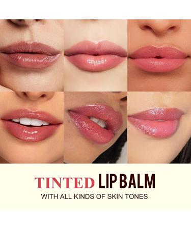 Flower Lip Balm - Color Changing Jelly Lip Stain for Perfect Pink Shade | pH-Adaptive, Clean & Vegan | Red/Pink/Purple - Buy Online on GoSupps.com