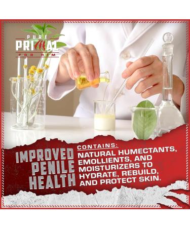 Pure Primal Premium Penile Health Cream | Moisturizing & Sensitivity-Boosting Lotion for Men - 4 oz - Buy Online on GoSupps.com