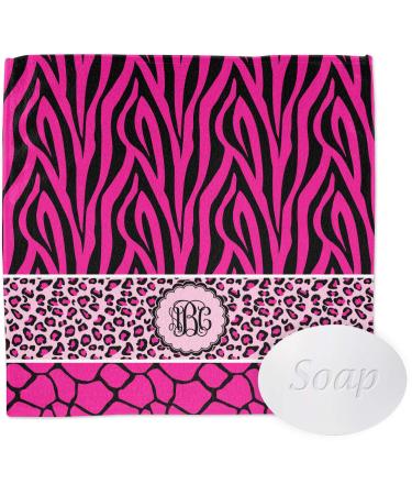 YouCustomizeIt Personalized Triple Animal Print Washcloth