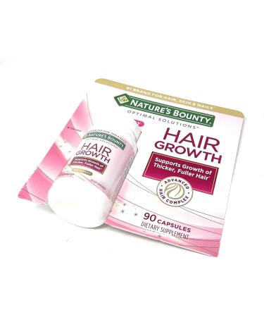 Nature's Bounty Hair Growth Supplement 1 Per Day Clinically Shown to Support Thicker Fuller Hair with Biotin Silicon & Arginine 90 Capsules - Buy Online on GoSupps.com