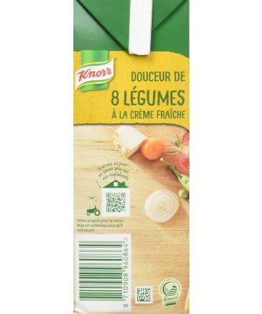 Knorr Sweet Soup of 8 Vegetables with Fresh Cream 1 L - Pack of 4 - Buy Online on GoSupps.com