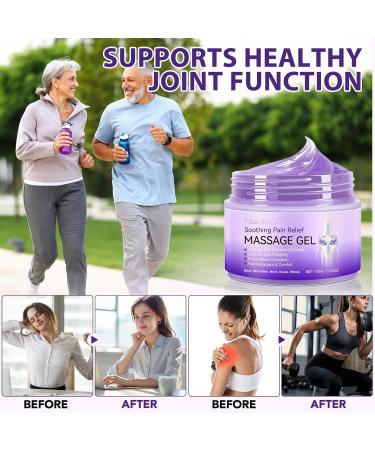 Douleurs articulaires gel violet gel de soin des articulations cr me pour le corps vie cou mains et pieds favorise l'activit articulaire - Buy Online on GoSupps.com