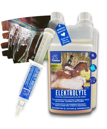 Emma electrolyte horse liquid + paste i mineral horse + vitamin B12 trace elements i sodium salt magnesium potassium horse i electrolyte diarrhea I mineral salt horse 1l 30ml