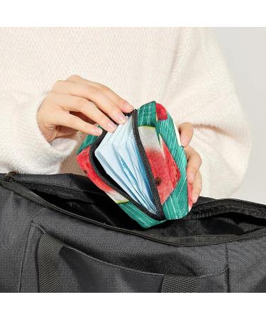 Red Watermelon Sanitary Napkin Storage Bag - Portable Menstrual Cup Pouch for Women & Teen Girls - Buy Online on GoSupps.com