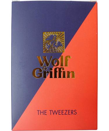 Wolf & Griffin Professional Tweezer Set with Case and Mirror | Precision Stainless Steel Tweezers for Men and Women - Buy Online on GoSupps.com