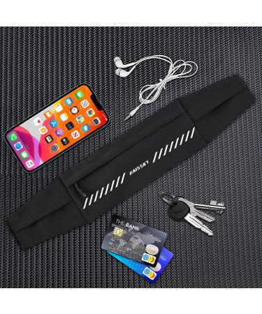 Waterproof Running Belt for Cell Phone | 3-Pocket Hip Pocket Bag for Jogging - Unisex Sports Belt Up to 7 - Perfect for Men & Women - Buy Online on GoSupps.com