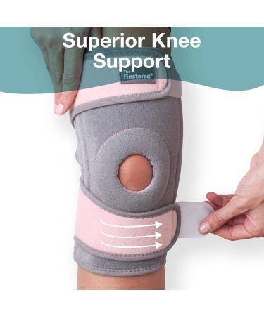 The Restored ContourFIT Knee Brace for Women - Adjustable Knee Brace Support - Knee Support for Running Walking and Joint Pain Relief - Running Knee Support for Women - Runners Knee Brace - Pink 1 Count (Pack of 1) - Buy Online on GoSupps.com