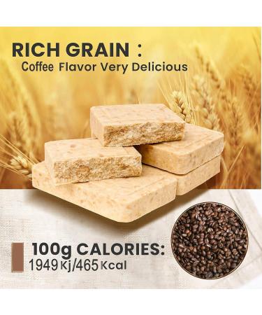 Emergency Ration Bar - 12 Compressed Biscuit Tabs with Coffee Taste | 20-Year Shelf Life | Ideal for Camping Hiking Snowstorms & Earthquakes | 1440g - Buy Online on GoSupps.com