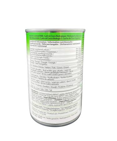 Buy Valcom Organic Coconut Milk 400ml - Pure & Natural Coconut Cream for Cooking & Beverages | International Shipping Available - Buy Online on GoSupps.com