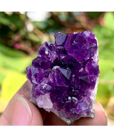 Natural Amethyst geode Quartz Cluster Specimen70-80g - Buy Online on GoSupps.com