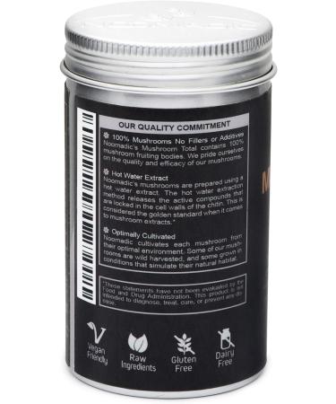 Noomadic Mushroom Capsules - 60 Count 500mg | 30% Beta Glucans | Lions Mane, Turkey Tail, Chaga, Reishi, Cordyceps Extract | Adaptogenic Mushroom Complex - Buy Online on GoSupps.com