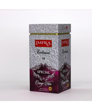Impra Th noir sp cial orange Pekoe Big Leaf bo te de 200 g