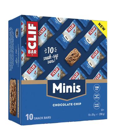 CLIF Bar Minis Protein Bar Energy Bar Vitamin B12 & B6 Chocolate Chip 10 x 28 grams - Buy Online on GoSupps.com