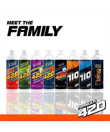 Formula 710 Advanced Cleaner - Glass, Metal, Ceramic, Quartz & Pyrex - 16 oz, 3 Pack - Safe & Effective Cleaner - Buy Online on GoSupps.com