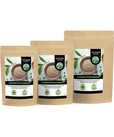 Organic Black Pepper Ground 500g - 100% Natural & Vegan | Pack of 1 - Buy Online on GoSupps.com