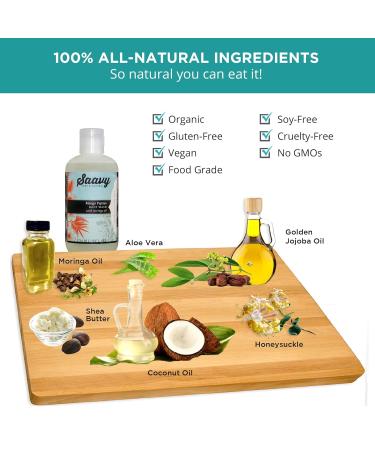 Tahitian Vanilla & Kukui Body Wash - Organic Vegan & Gluten-Free Shower Gel - 8 oz - Buy Online on GoSupps.com