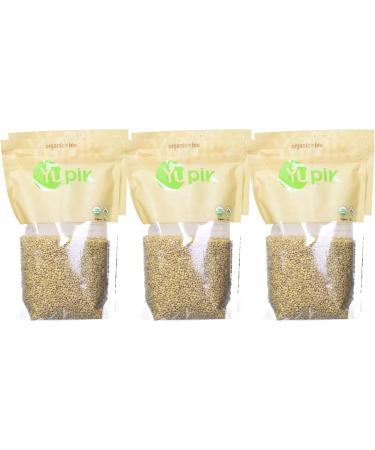 Yupik Organic Wheat 1 kg 6 Count Non-GMO Vegan Kosher Raw Whole Grains Salt-Free Oil-Free Source of Fiber Sprouts Easily Ideal for Baking & Cooking 6 kg - Buy Online on GoSupps.com