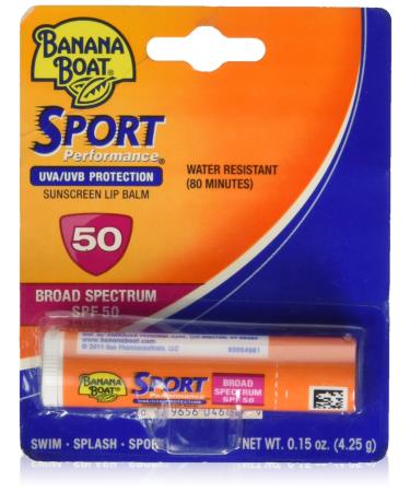 Banana Boat Sport Performance Sunscreen Lip Balm SPF 50