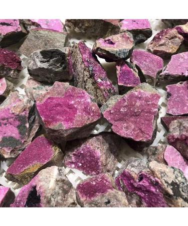 Crystal Natural Cobalt Calcite Raw Stone Crystal Heart Decor Pink and Purple Stones Crystals Can be Used for ZJGIDTEM (Size : 200g) - Buy Online on GoSupps.com