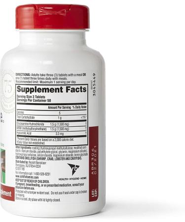 Schiff Glucosamine 1500mg + MSM Tablets (150 ct) - Joint Care Supplement for Mobility & Flexibility - Buy Online on GoSupps.com