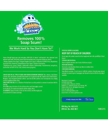 Scrubbing Bubbles Bathroom Grime Fighter Floral Fusion Scent 32 oz Spray Bottle - Pack of 1 - Buy Online on GoSupps.com