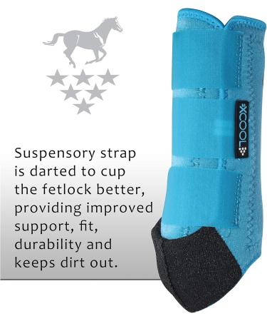 Professional's Choice 2XCOOL Sport Medical Boots - 4-Pack in Pacific Blue | International Shipping Available - Buy Online on GoSupps.com