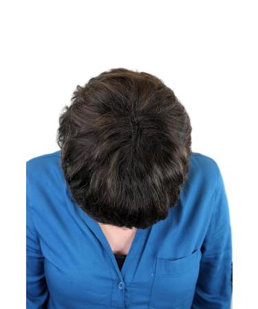 Shop Sassy Short Human Hair Wig - Dark Brown Women's Wig 105HH-4 | International Shipping Available - Buy Online on GoSupps.com