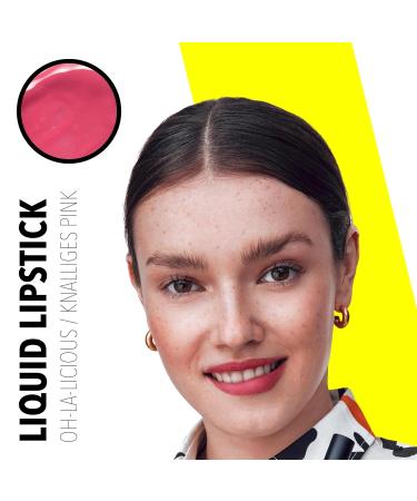 Banana Beauty Semi Matte Liquid Lipstick - OH-LA-Licious Bright Pink | 10h Long-Lasting Moisture Protection & Volume | Buy Internationally - Buy Online on GoSupps.com