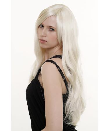 WIG ME UP 3402-613 Platinum Blonde Long Straight Wig - Premium Quality Side Parting for All Occasions - Buy Online on GoSupps.com