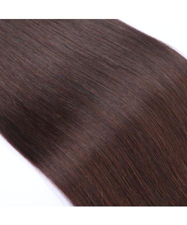 Keratin Bonding Hair Extensions - #2 Dark Brown - 60cm 50 Strands - 100% Remy Human Hair - U-Tip by Novon Hair Extensions - Buy Online on GoSupps.com