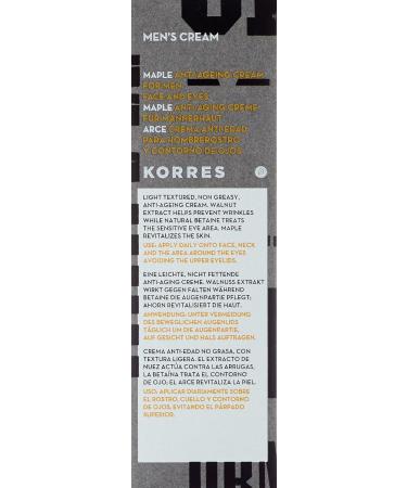 KORRES Maple Antiageing Cream 50 ml - Buy Online on GoSupps.com