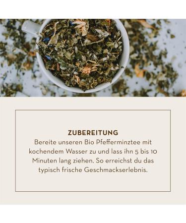 Buy J. Hornig Organic Peppermint Tea - Premium Pyramid Bags | 25 Degradable Tea Bags - Fresh Taste & Organic Certified - Buy Online on GoSupps.com