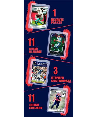 New England Patriots Football Stars & Legends Trading Card Bundle with Mac Jones, Tom Brady, Edelman, and More + Wristbands - Buy Online on GoSupps.com