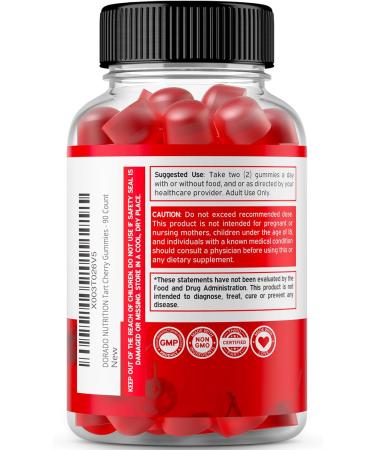 Tart Cherry Gummies for Uric Acid Support | 2400mg Antioxidant Non-GMO & Gluten-Free | Delicious Cherry Flavor | 90 Gummies - Buy Online on GoSupps.com