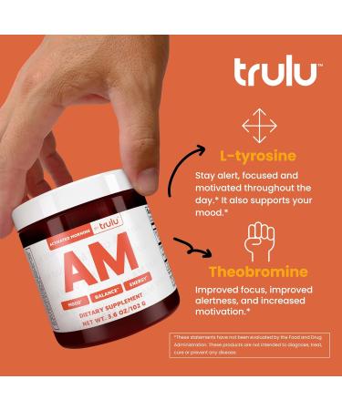 AM Activated Morning 3.6oz - Caffeine-Free Gut Health & Brain Support Supplement for Energy Focus & Motivation - Buy Online on GoSupps.com