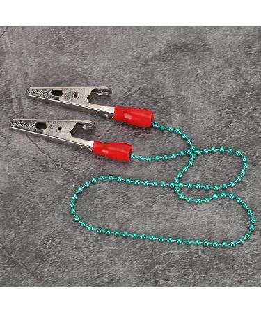 Verdant Touch Dentist Supplies Napkin Holder - Flexible Steel Ball Chain Green Pack of 5 | Bulk Dental Accessories - Buy Online on GoSupps.com