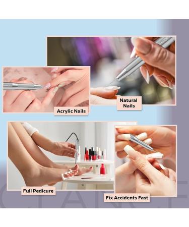 CLANCE Electric Nail Drill - 11 Multifunction Bits + 100 Sanding Bands for Natural & Acrylic Nails - Buy Online on GoSupps.com