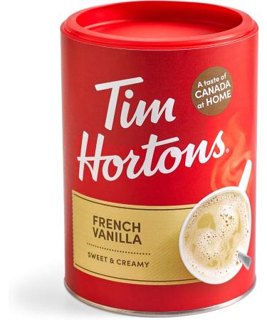 Tim Horton's Instant Cappuccino French Vanilla 16 Ounce & Apple Cinnamon Tea Bags Herbal Tea Decaffeinated 20 Count - Buy Online on GoSupps.com