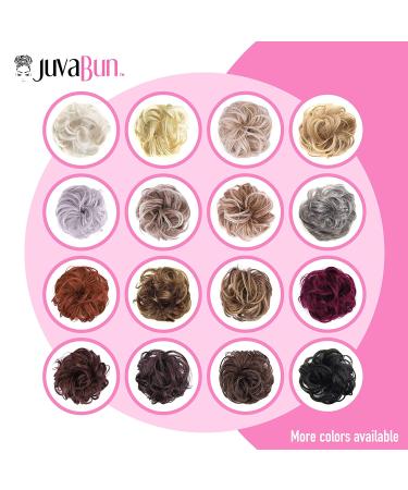 JuvaBun Dark Brown Messy Bun Hair Scrunchie - Synthetic Hair Piece for Men & Women, Perfect for Updos, Events & Everyday Wear - Washable & Realistic - Buy Online on GoSupps.com