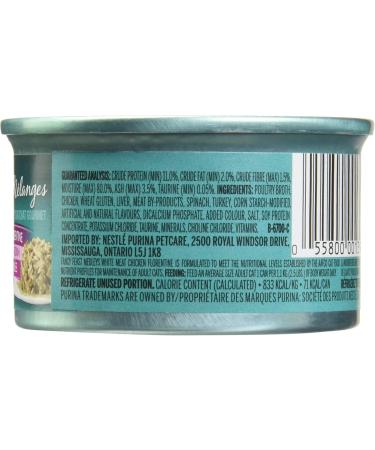 Purina Fancy Feast Medleys White Meat Chicken Florentine Cat Food 85g Can - Buy Online on GoSupps.com